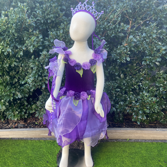 Enchanted Forest Fairy Purple Dress Gift Set