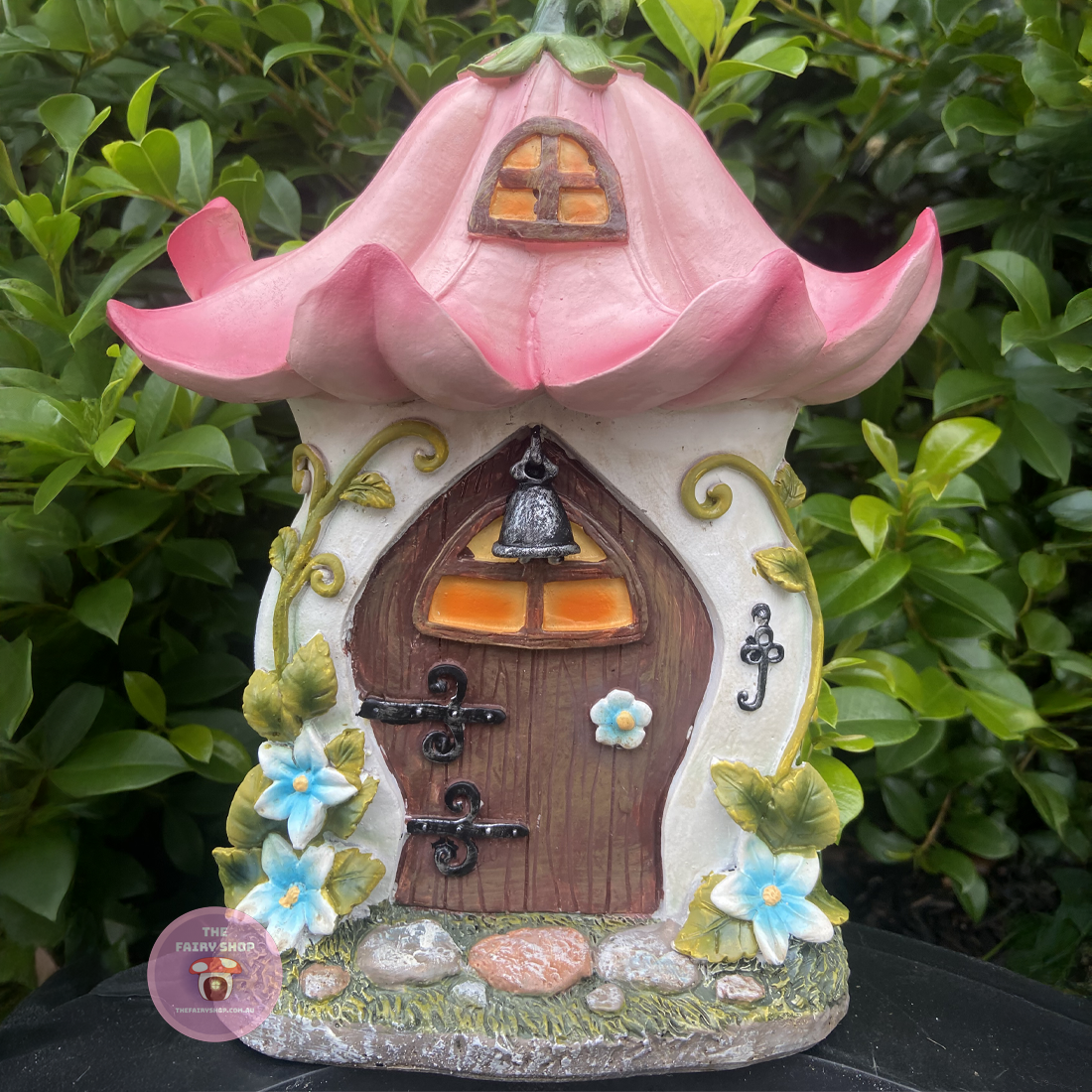 Enchanted Large Pink Fairy Door – The Fairy Shop