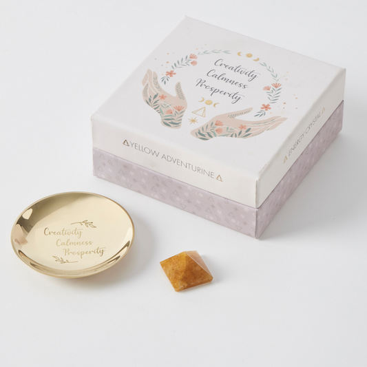 Energy Crystal Gift Set – Yellow Aventurine