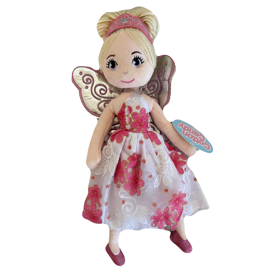 Fairy Ballerina Asteria Pink Floral Plush Doll