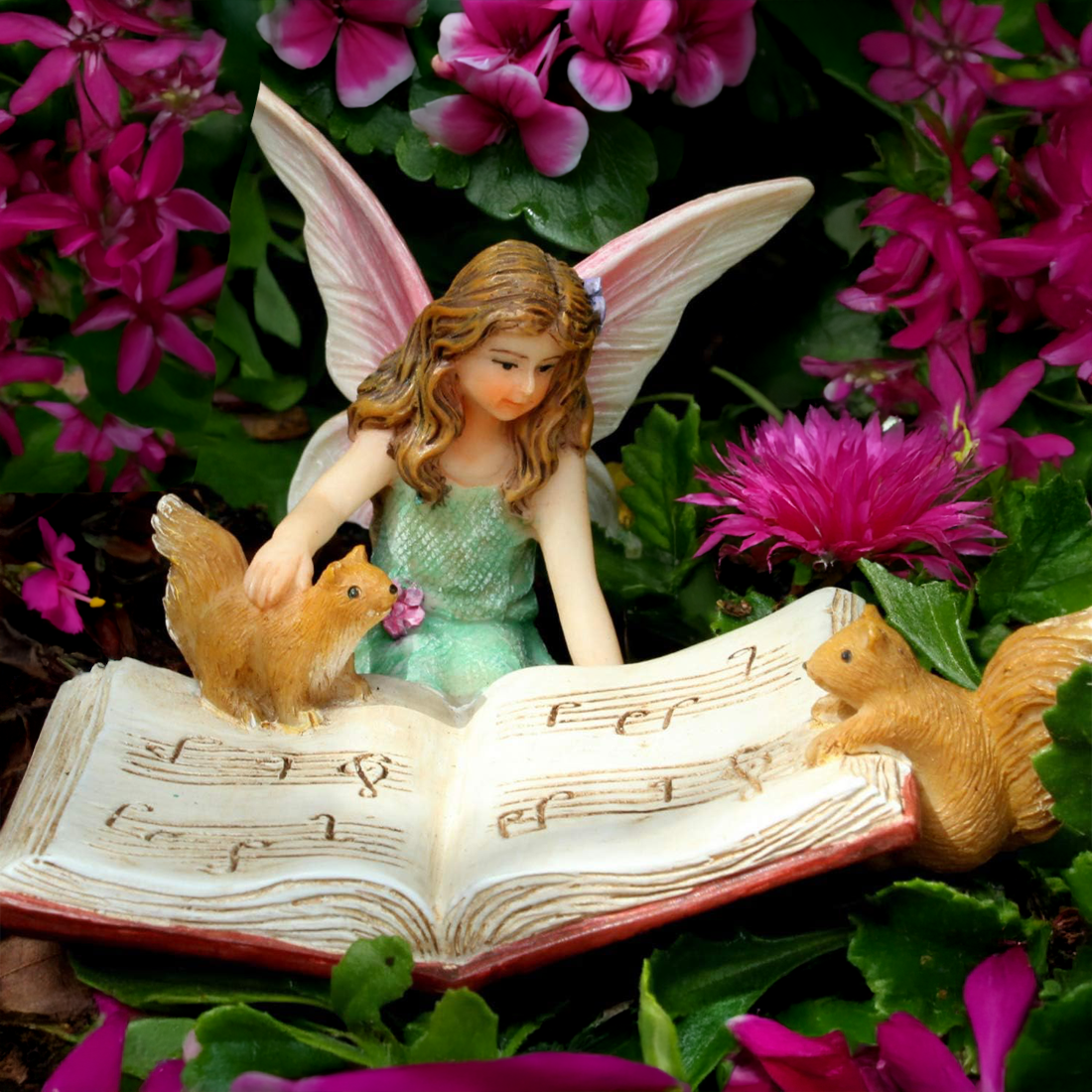 Fairy Bonnie With Music Book Figurine