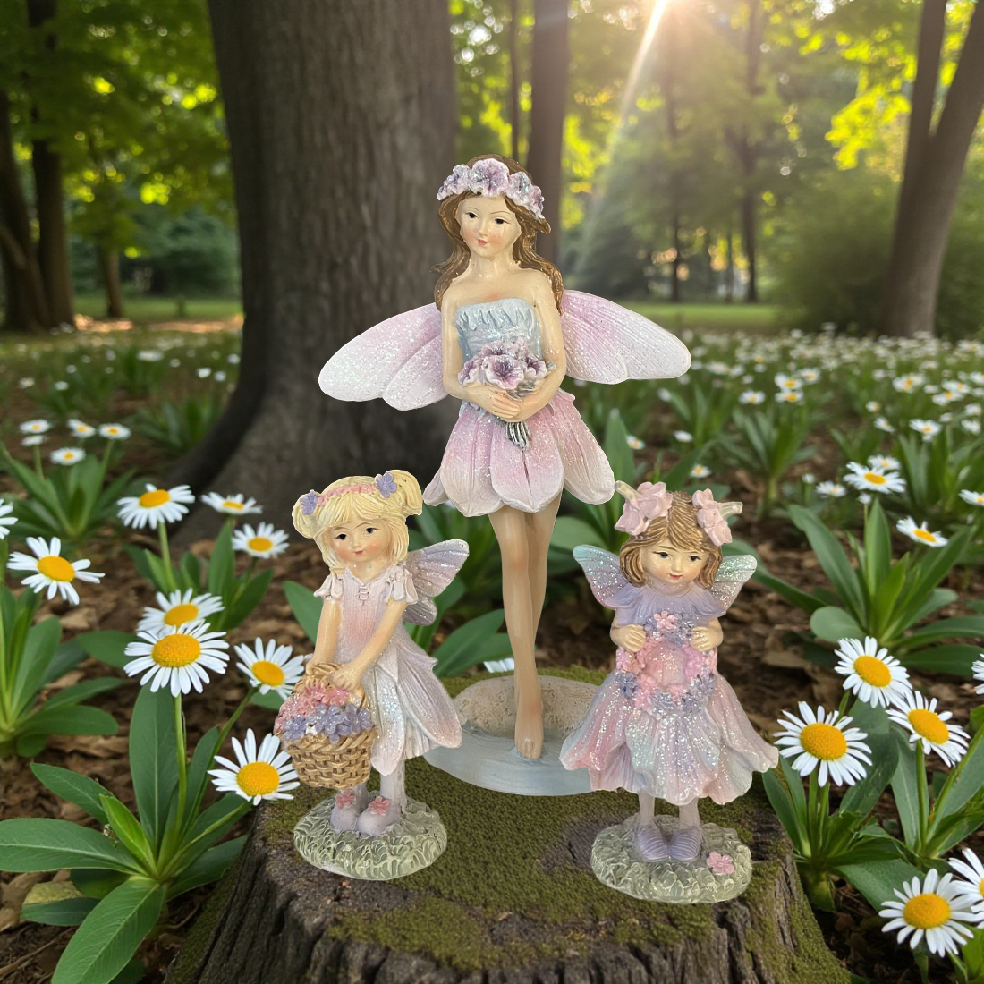 Fairy Bride Figurine Pink