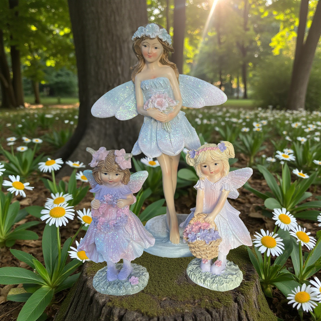 Fairy Bride Figurine Sky Blue