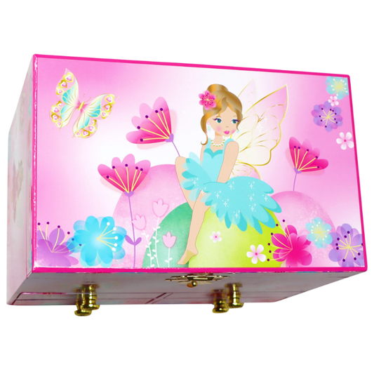 Fairy Butterfly Friends Large Musical Jewellery Box