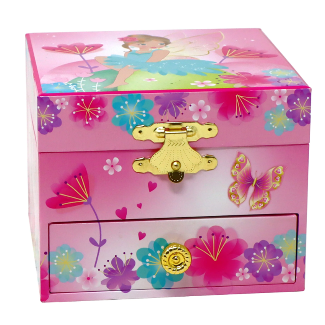 Fairy Butterfly Friends Small Musical Jewellery Box