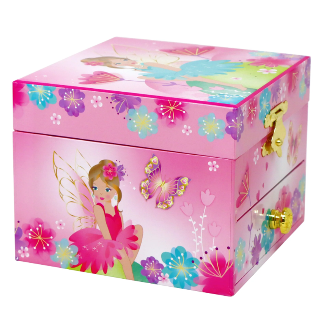 Fairy Butterfly Friends Small Musical Jewellery Box