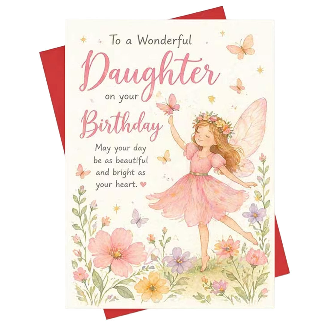 Fairy Daughter Birthday Greeting Card