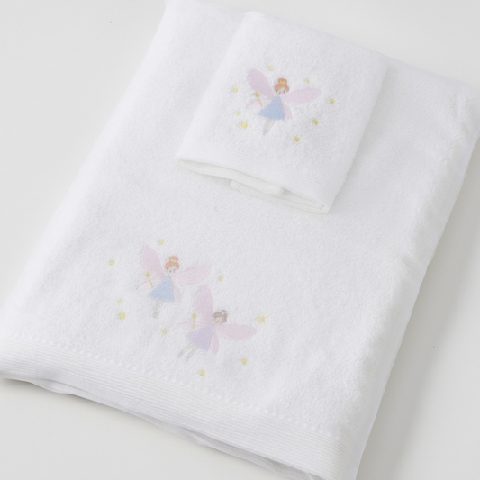 Fairy Dust Bath Towel & Face Washer in Organza Bag