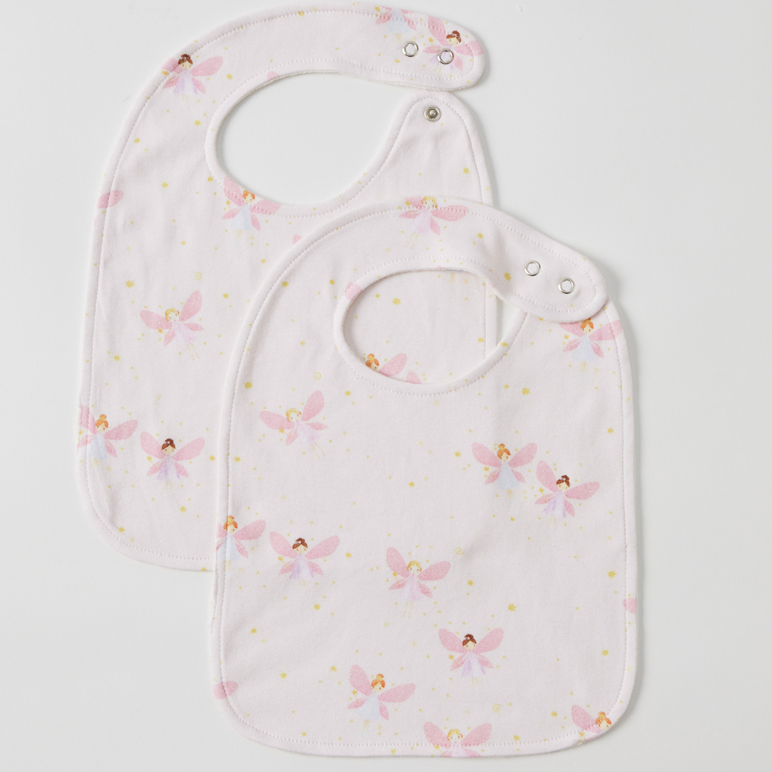 Fairy Dust Muslin Bib Set of 2