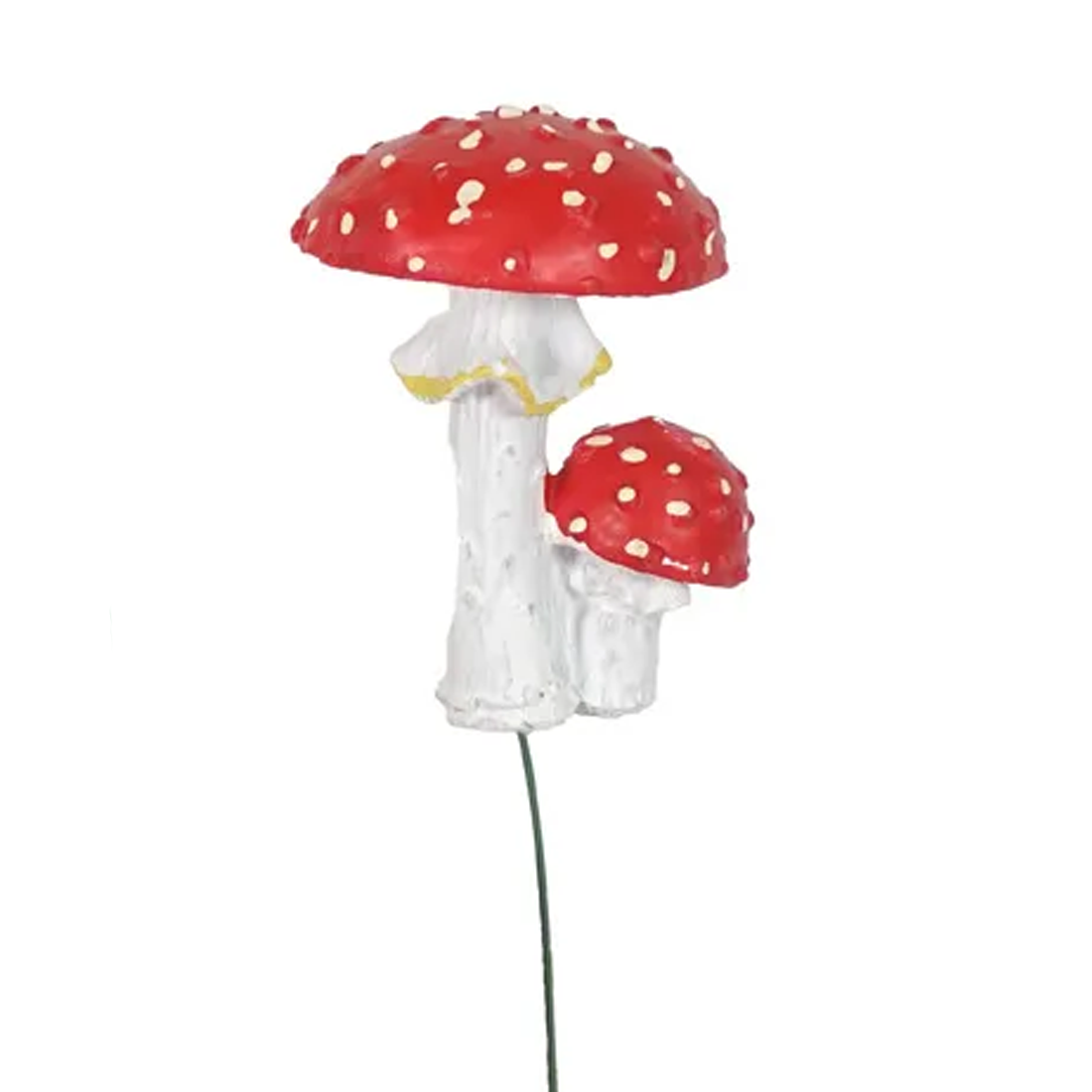 Fairy Garden Double Mushroom Stake