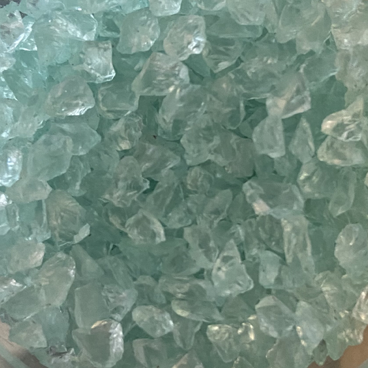 Fairy Garden Ice Blue Glitter Gravel