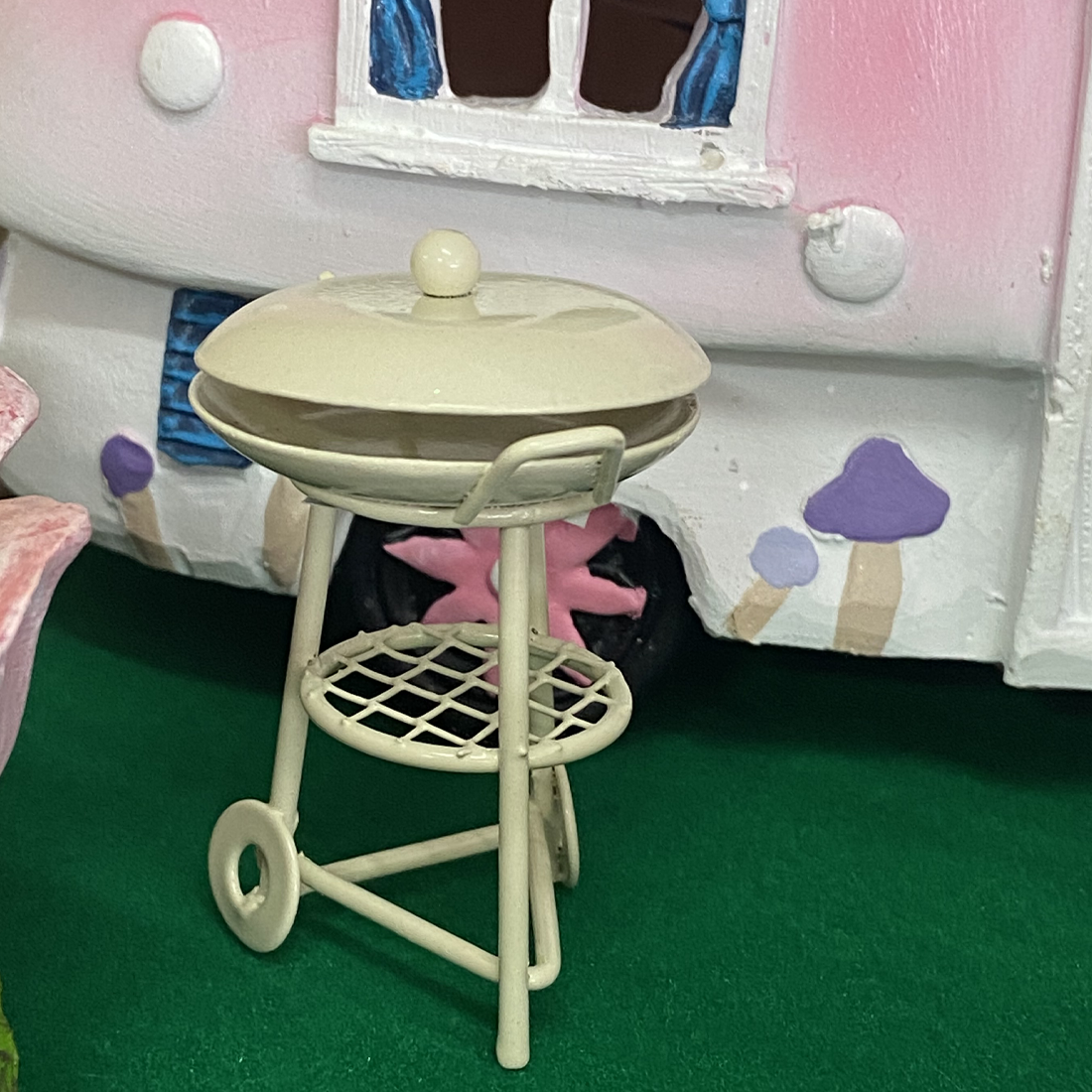 Fairy Garden Metal BBQ