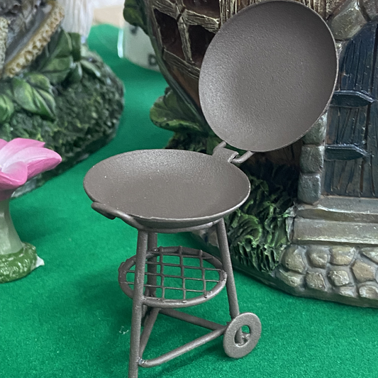 Fairy Garden Metal BBQ
