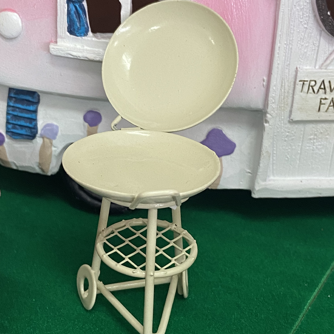 Fairy Garden Metal BBQ