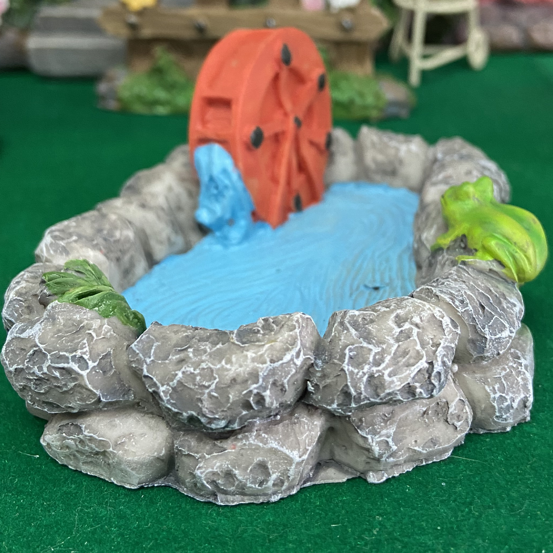 Fairy Garden Mini Water Wheel