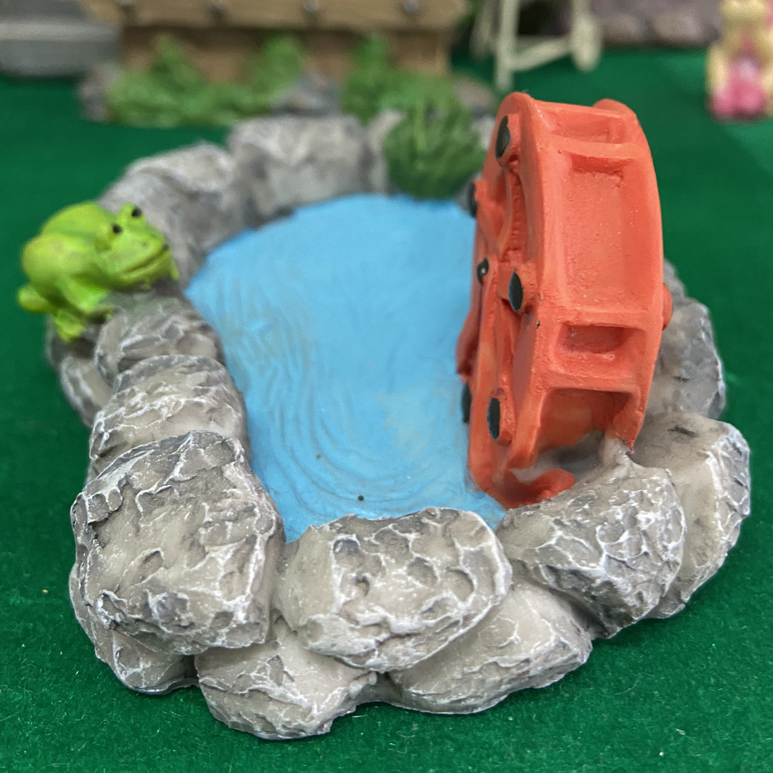 Fairy Garden Mini Water Wheel