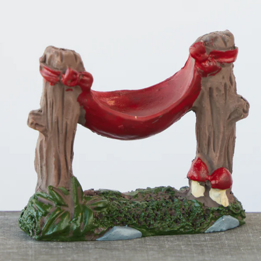 Fairy Garden Miniature Red Hammock