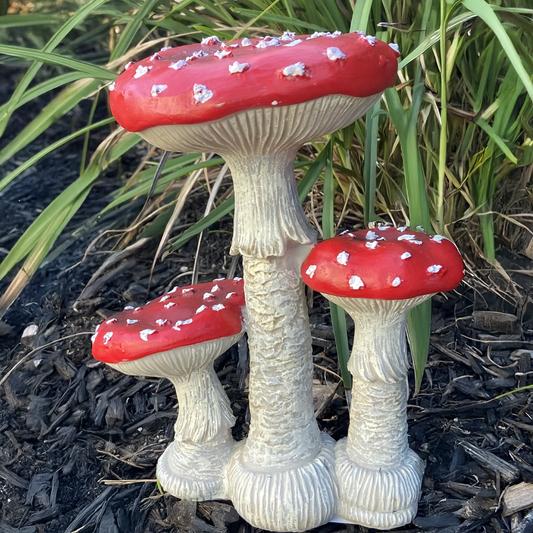 Fairy Garden Mushroom Figurine
