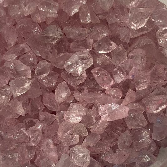 Fairy Garden Pale Pink Glitter Gravel