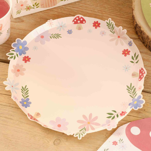 Fairy Garden Paper Plates