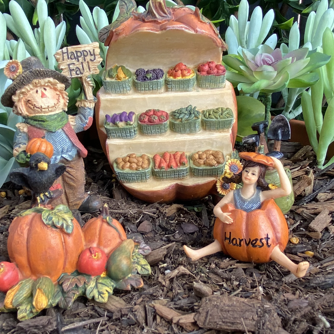 Fairy Garden Pumpkin Set