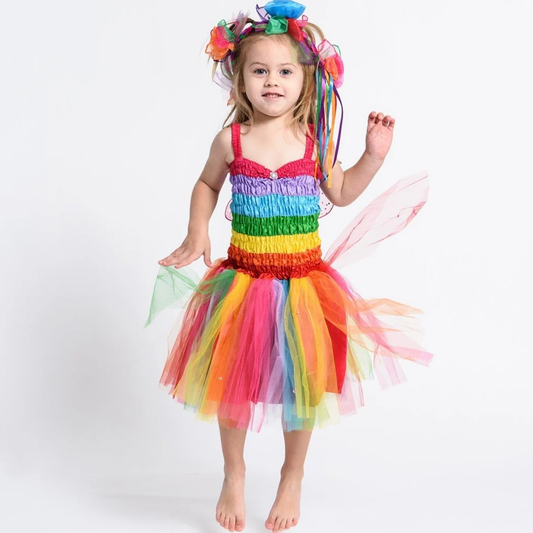 Fairy Girls Friendship Fairy Dress Rainbow