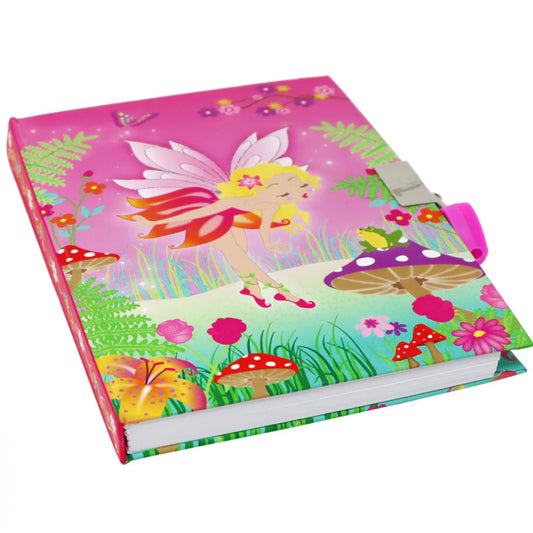 Fairy Lockable Scented Notebook Diary