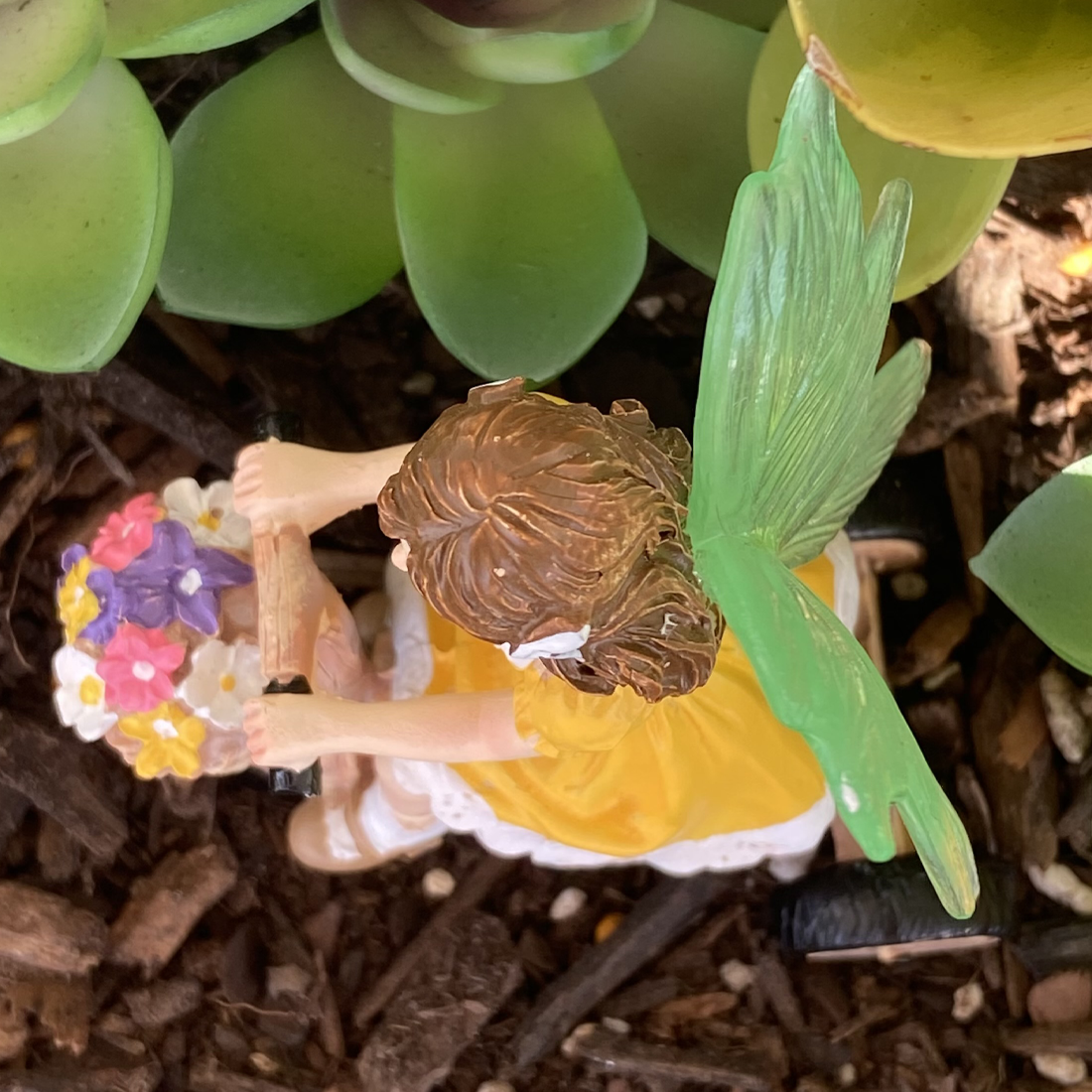 Fairy on a Bicycle Figurine