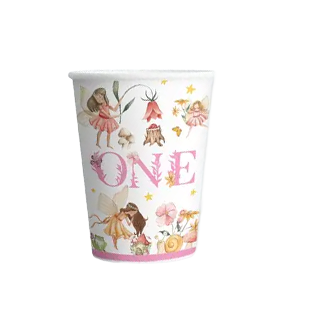 Fairy Party 1st Birthday Paper Cups Pack 10