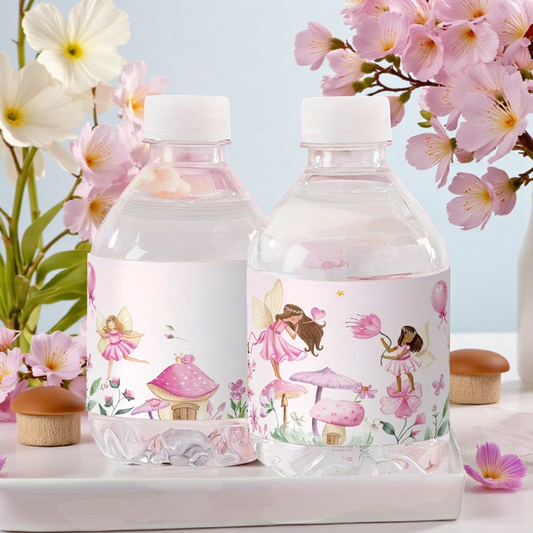Fairy Party Bottle Stickers