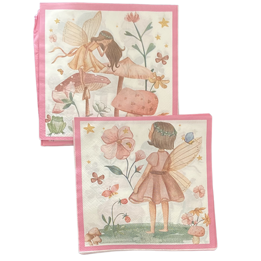 Fairy Party Paper Napkins Pack 20