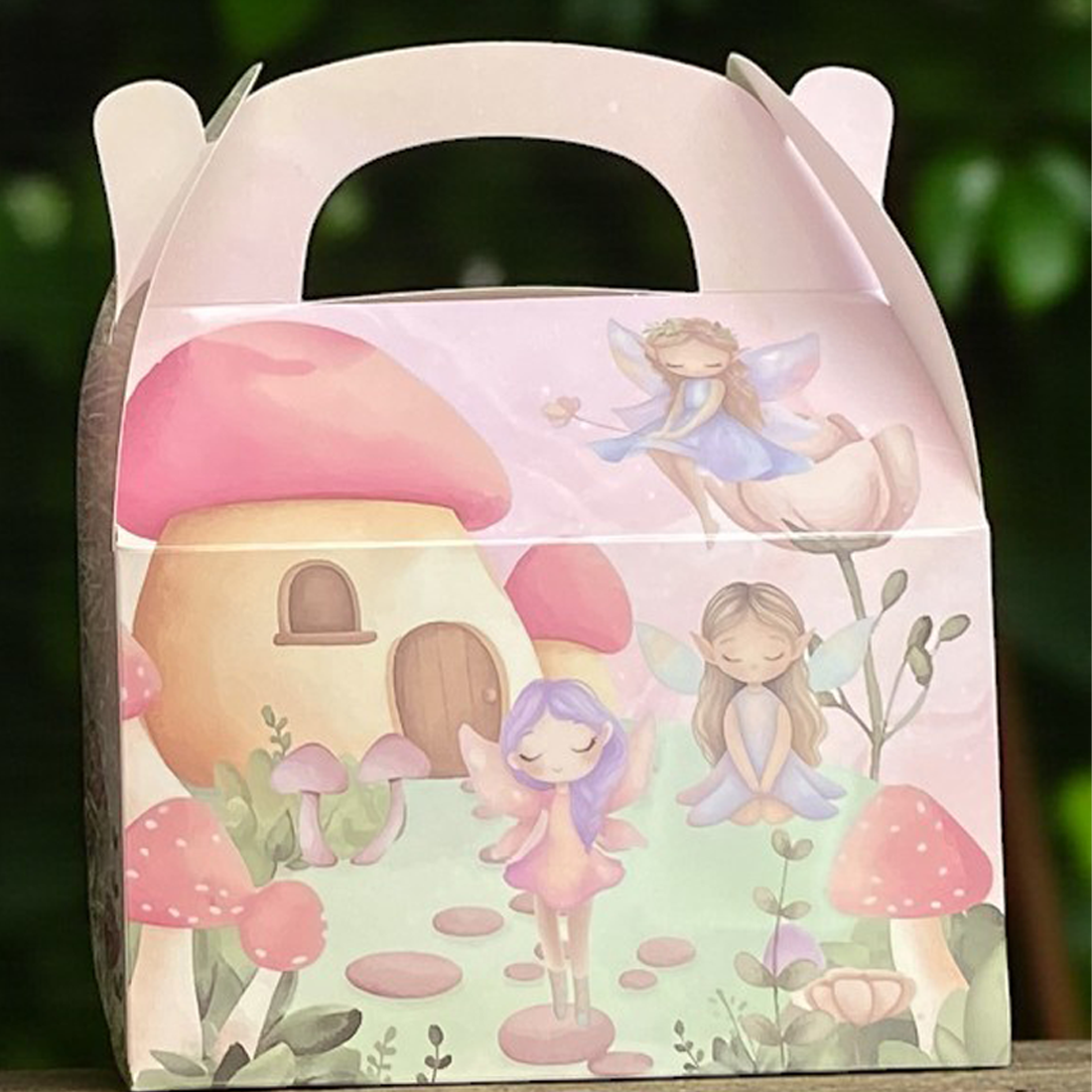 Fairy Party Treat Box With Handle