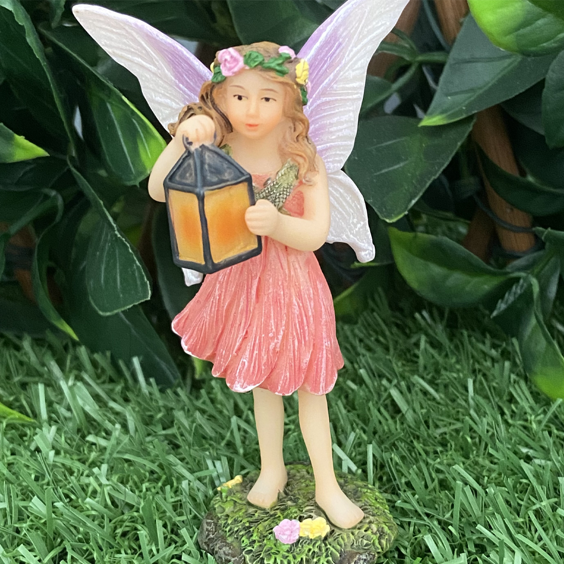 Fairy Skylar With A Lantern Figurine