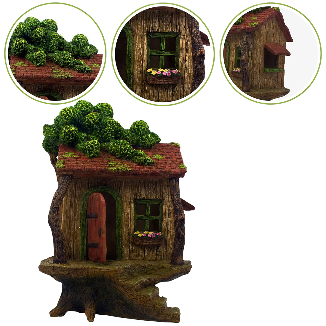 Fairy Tree House With Opening Door