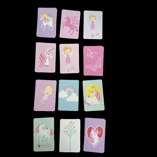 Fairy & Unicorn Card Game Party Favours