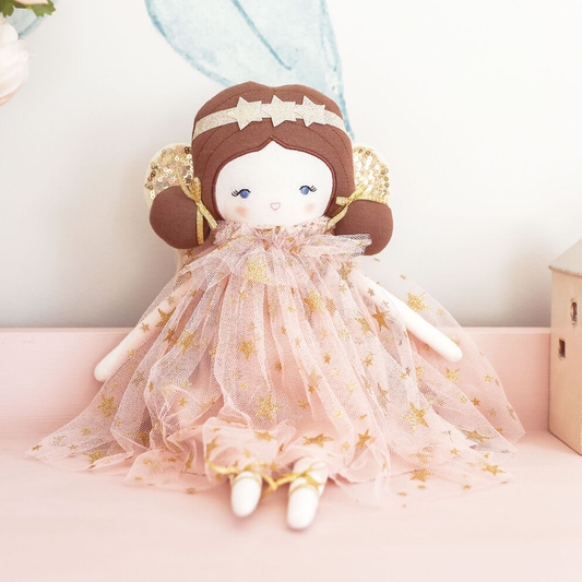 Fleur 40cm Blush and Gold Star Fairy Doll