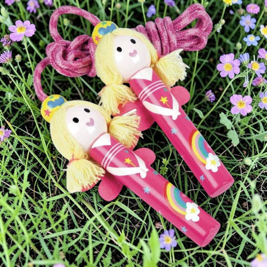 Floss & Rock Skipping Rope - Rainbow Fairy