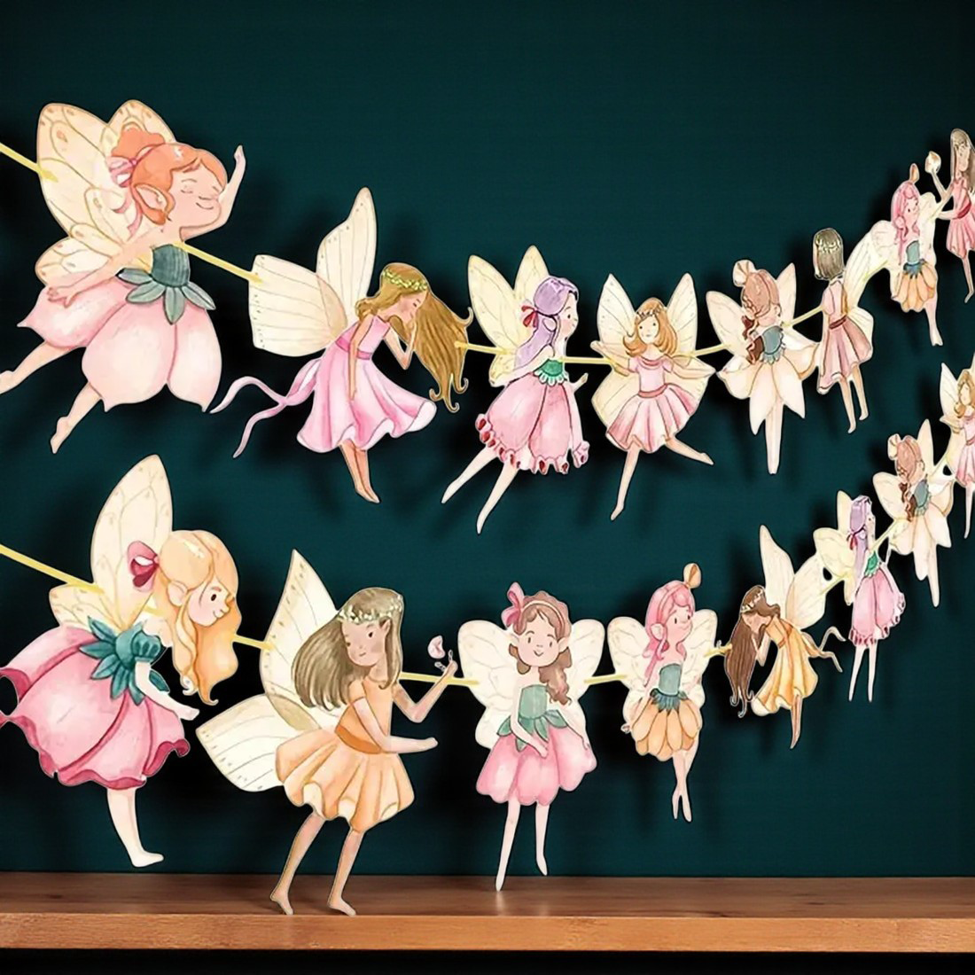 Flower Fairy Party Banner