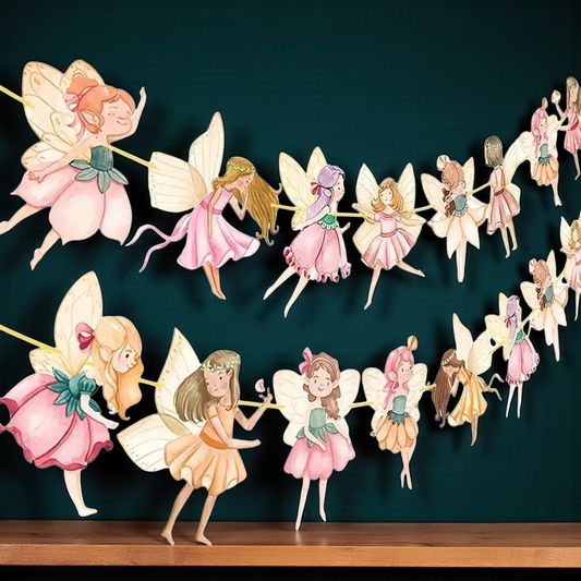 Flower Fairy Party Banner