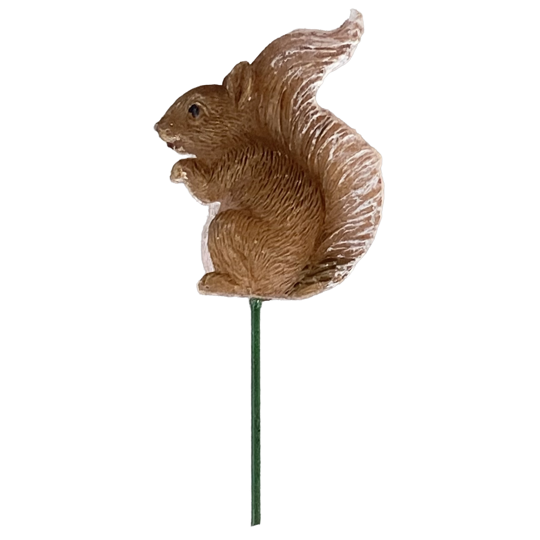 Forest Friends Miniature Squirrel on Stake