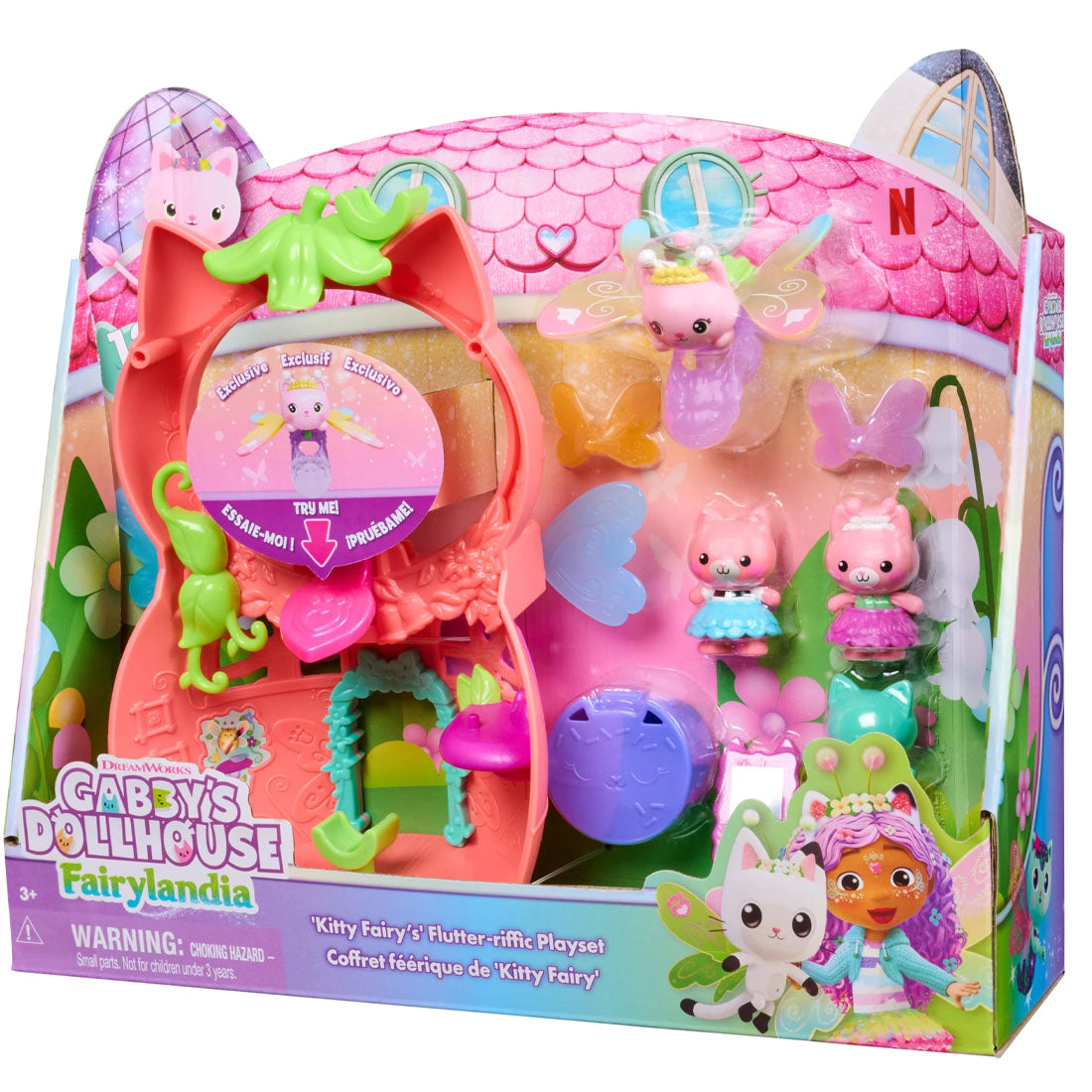 Gabby's Dollhouse Fairylandia - Flutter Fairy Playset