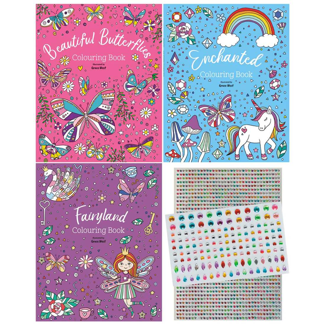 Gem Sticker Activity Case - Fairyland Friends