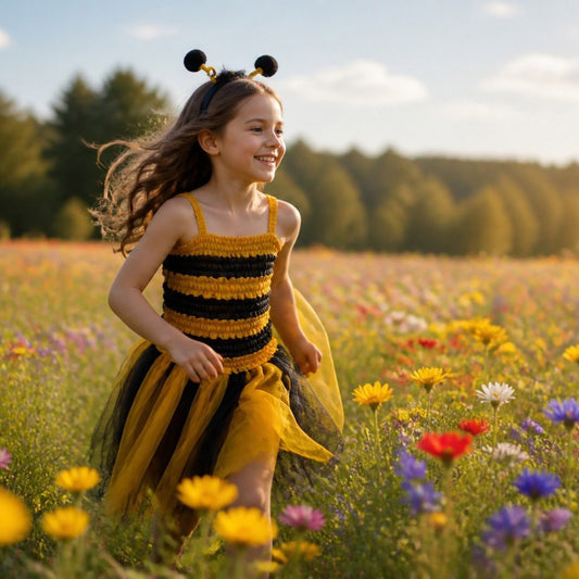 Girls Bee Fairy Dress Costume