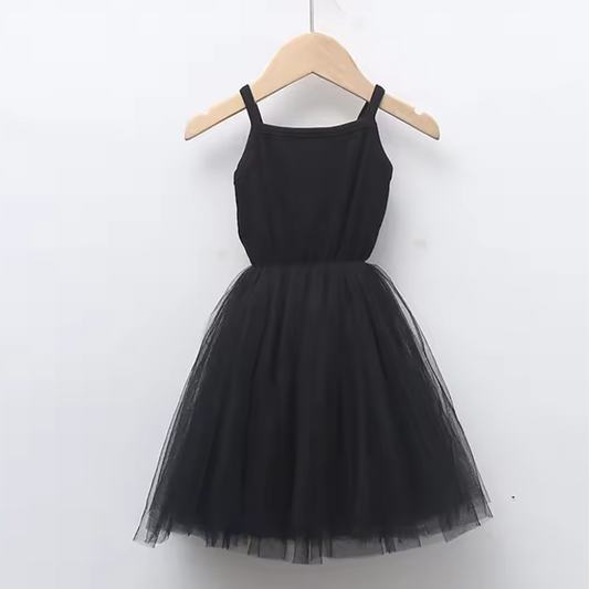 Girls Black Fairy Dress