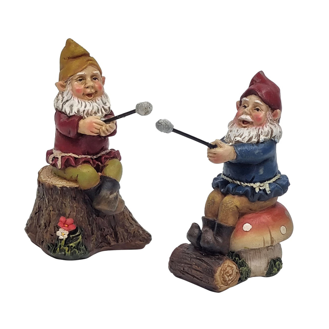 Gnomes Toasting Marshmallows Set