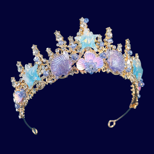 Gold Mermaid Tiara