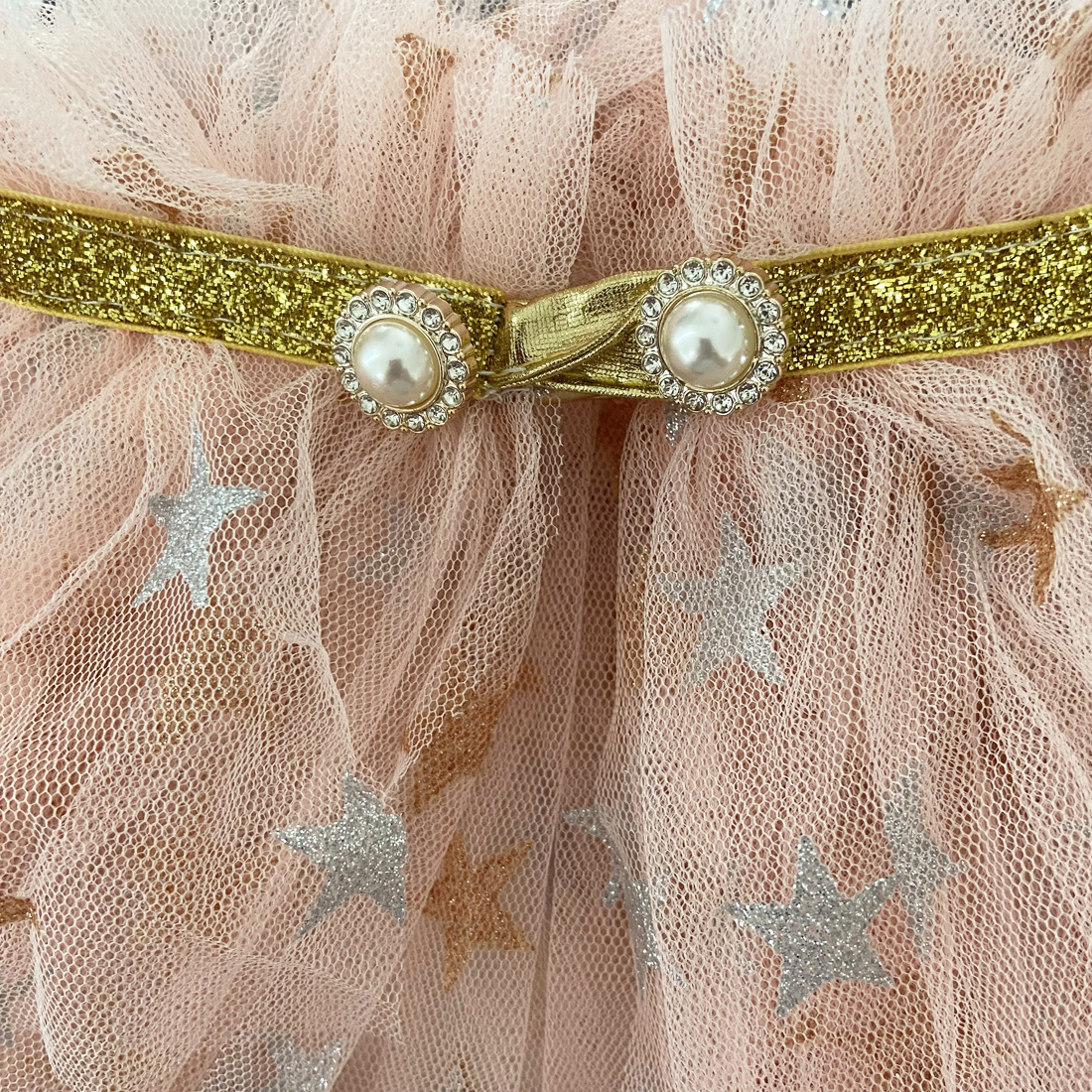 Gold & Silver Star Sparkle Fairy Cape