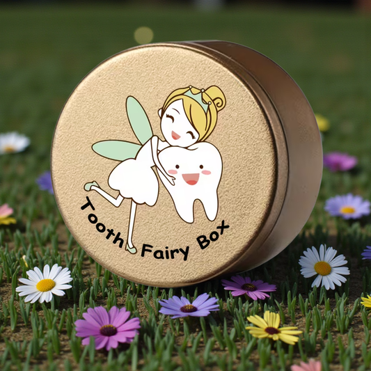 Gold Tooth Fairy Keepsake Box