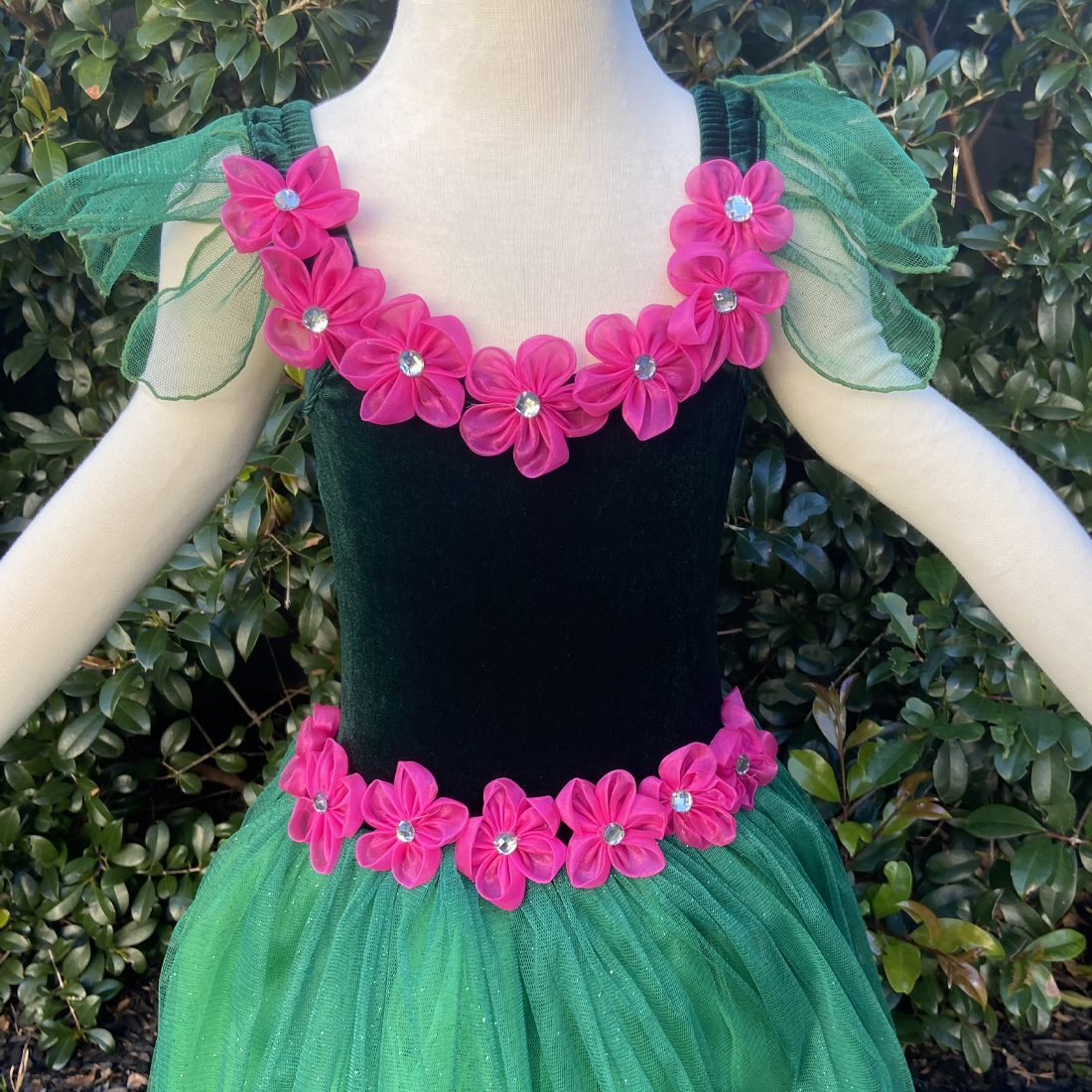 Green Forest Fairy Dress