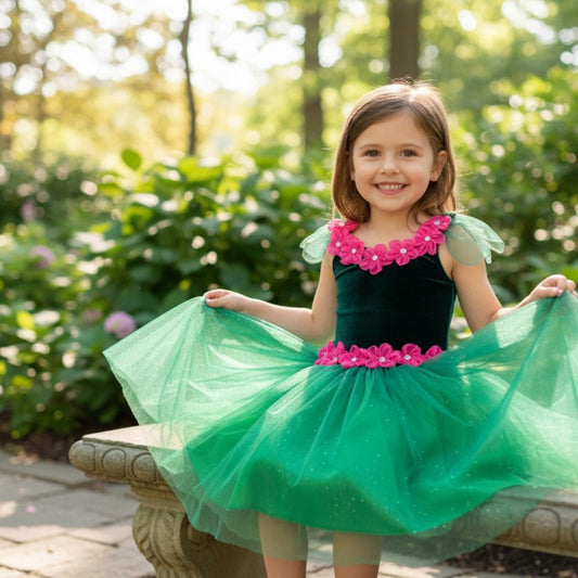 Green Forest Fairy Dress